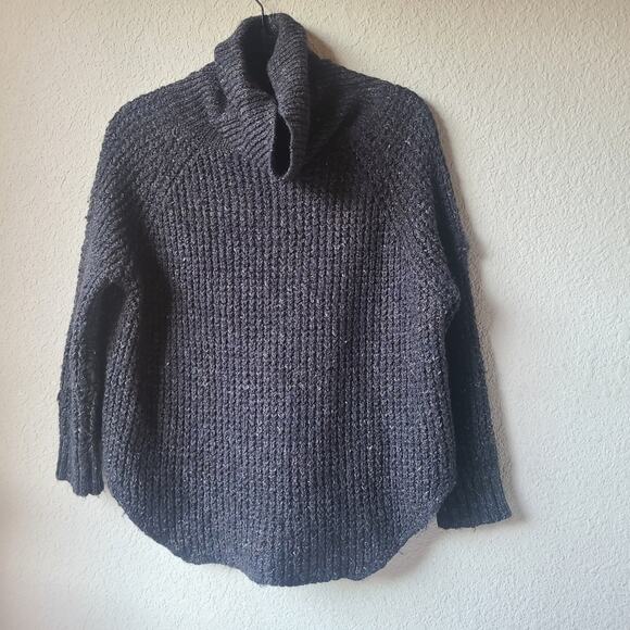 Free People Dark Gray Turtle Neck Sweater Women's Size XS - Picture 1 of 7